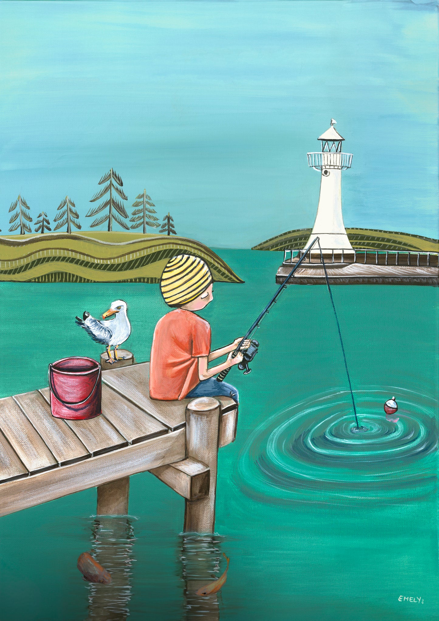 Gone Fishing A size